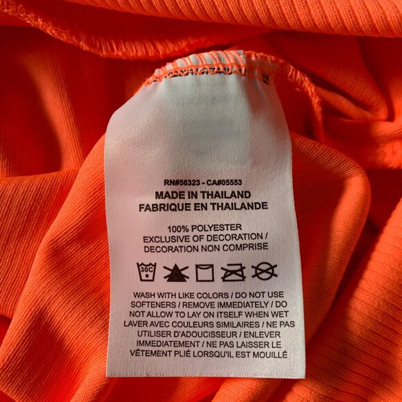 Nike Women’s Dri Fit Training Twist Crop Top Tank Athletic Ribbed Shirt- L- NWT - Picture 11 of 11